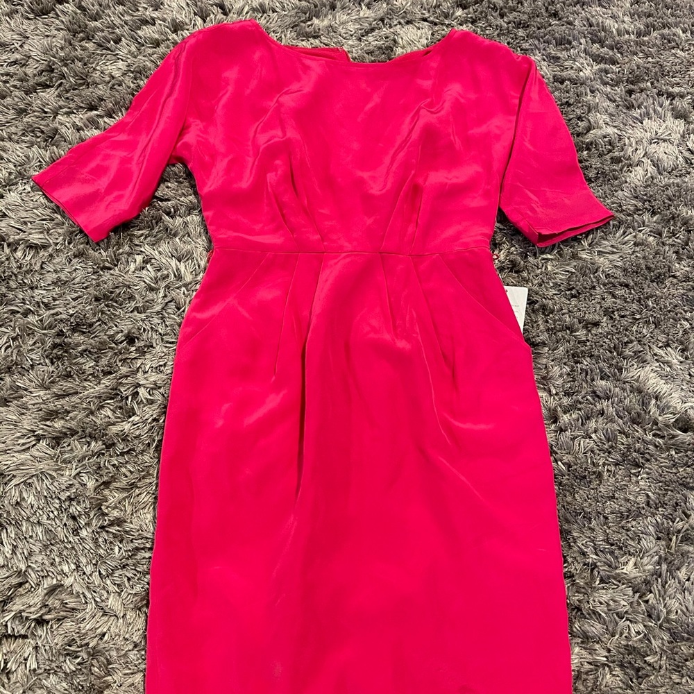 Donna Morgan (dark pink) sleeved dress size 2